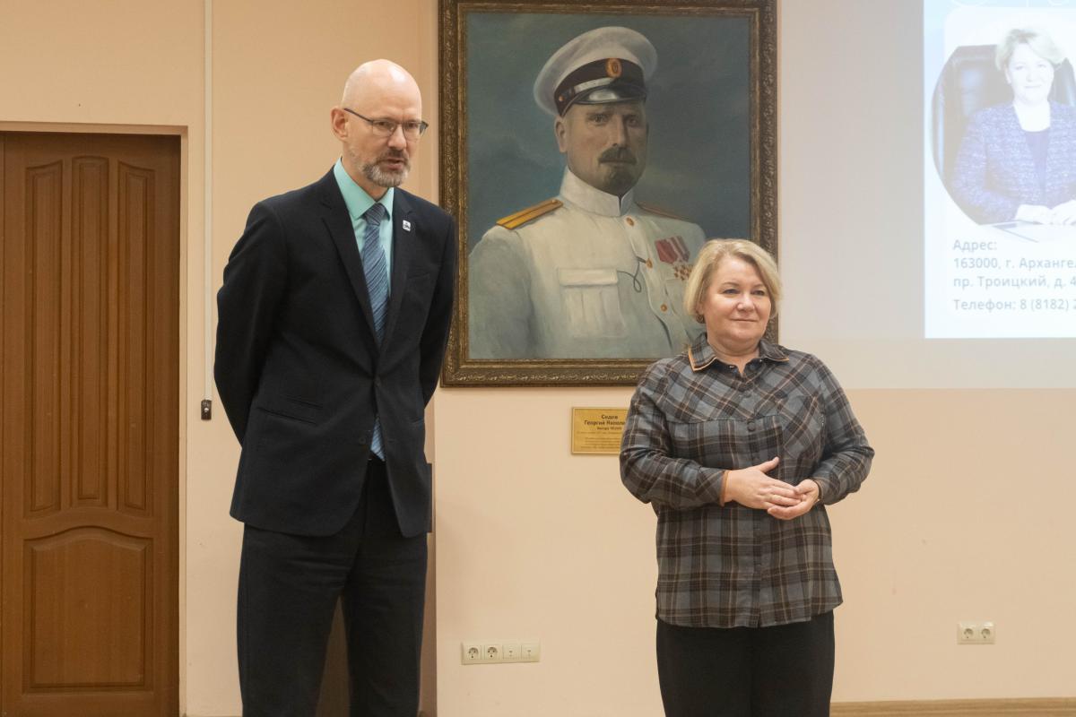 Студенты САФУ встретились с уполномоченным по правам ребёнка Еленой Молчановой