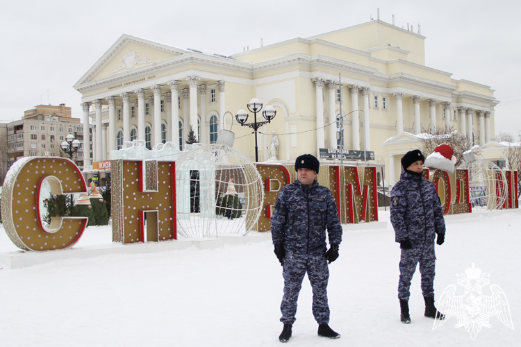 Росгвардия в Тюменской области обеспечила безопасность граждан в новогоднюю ночь