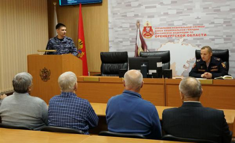 В Управлении Росгвардии по Оренбургской области прошло торжественное мероприятие, посвящённое Дню ветерана войск правопорядка