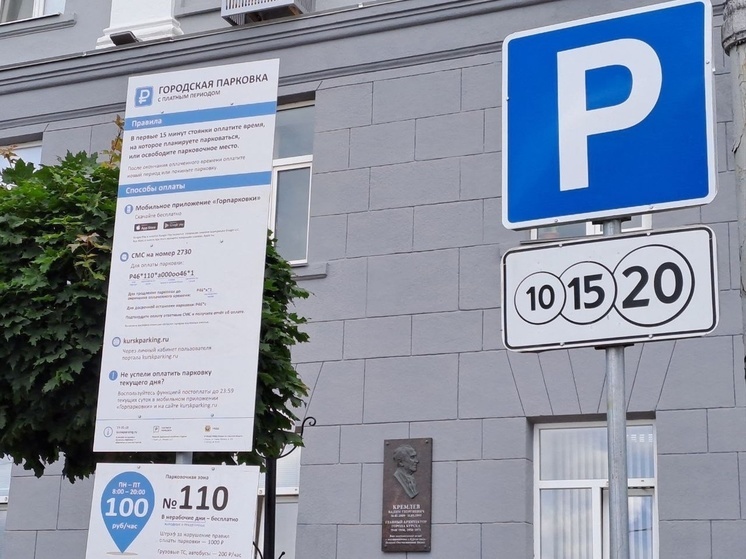 В Курске за год планируют собрать с платных парковок 30 млн рублей