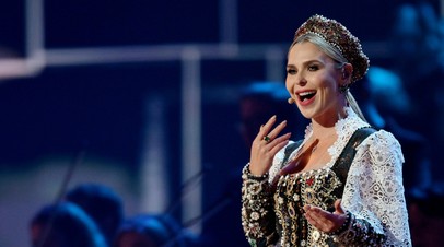 Певица Пелагея на закрытии международного конкурса «Интервидение»
