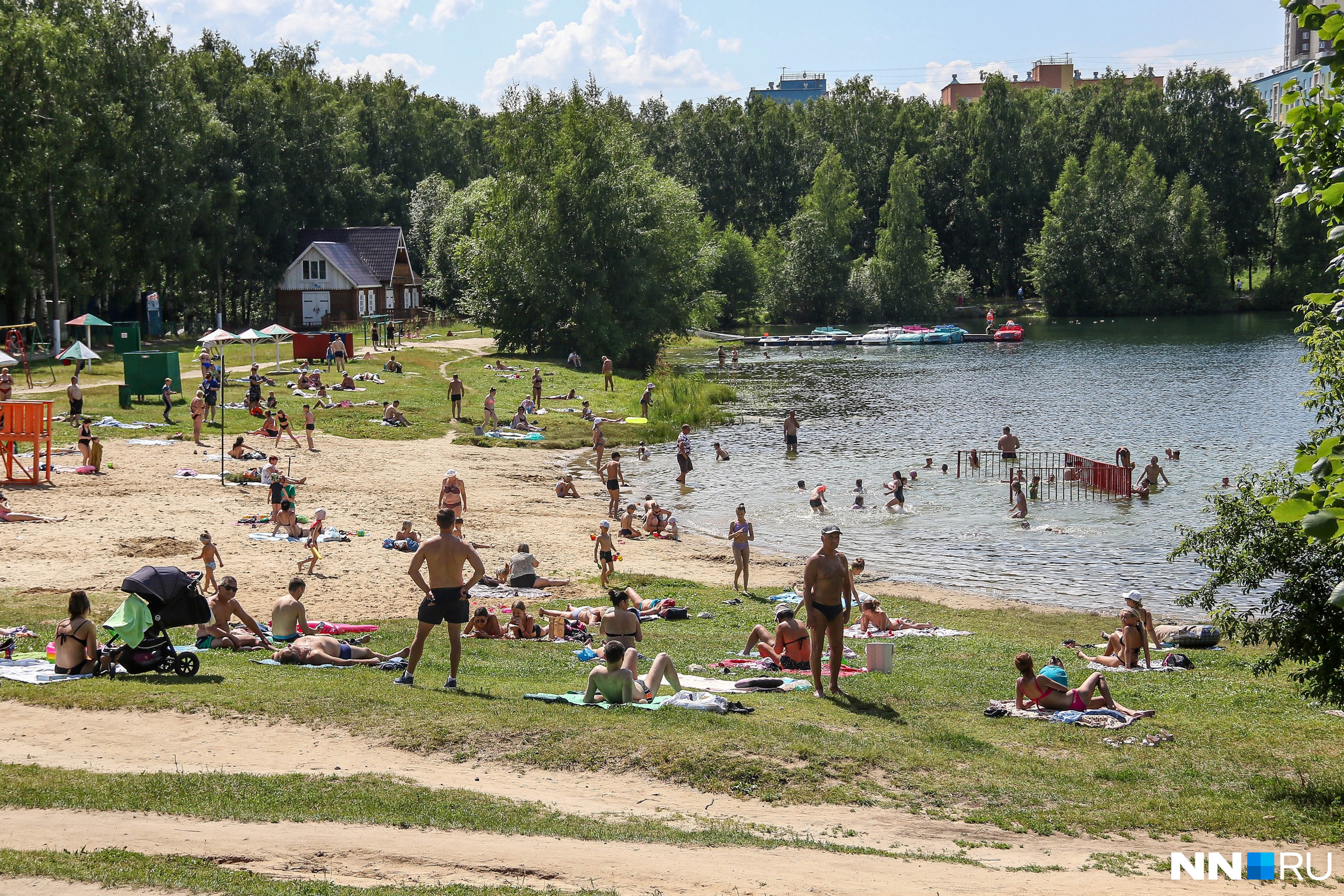 пляжи в нижнем