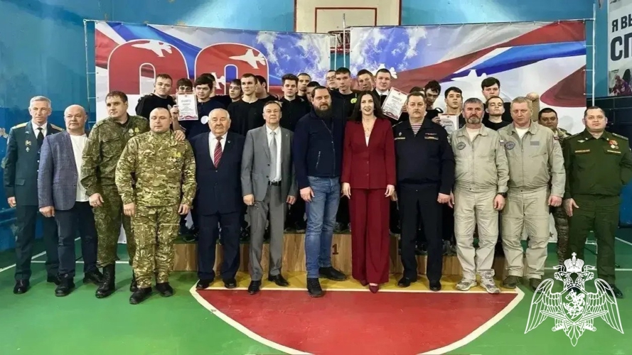 Представитель Росгвардии принял участие в военно-спортивных соревнованиях среди студентов Ростовской области