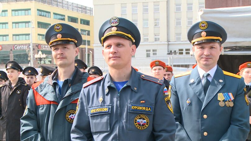 В Калининграде накануне отметили 374-ю годовщину образования пожарной охраны