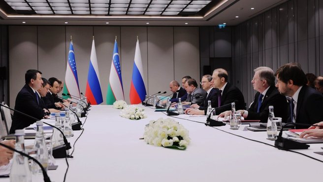 Денис Мантуров встретился с Заместителем Премьер-министра Узбекистана Жамшидом Ходжаевым
