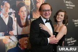 Актеры Михаил Горевой и Екатерина Шпица на премьере фильма «У людей так бывает»