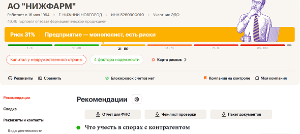 АО "НИЖФАРМ"
