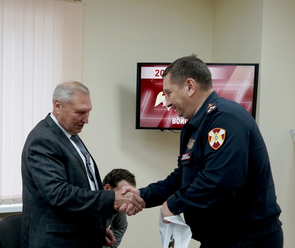 В региональном Управлении Росгвардии прошла встреча с ветеранами ведомства