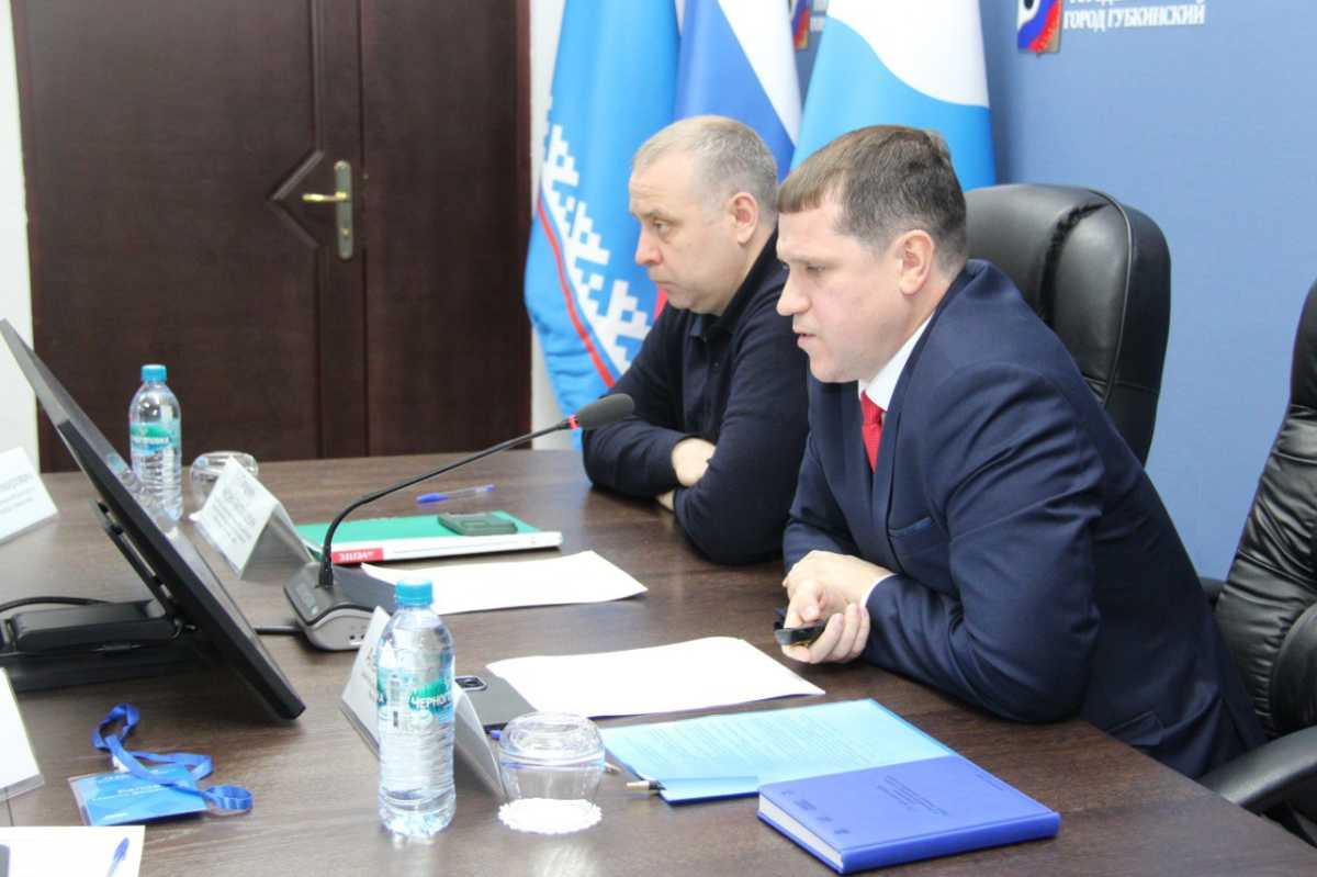 Андрей Гаранин и Александр Кусенко провели заседание ямальской коллегии по спорту в Губкинском