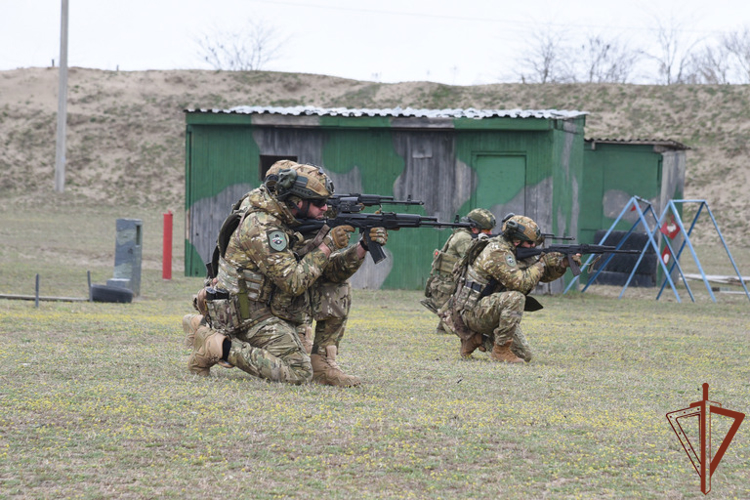 Сбор по тактико - огневой подготовке военнослужащих Росгвардии завершился в Чеченской Республике