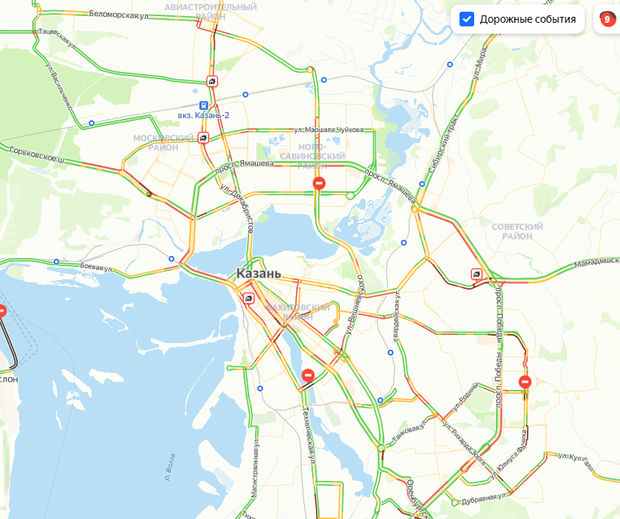 Карта авиастроительного района казани с улицами