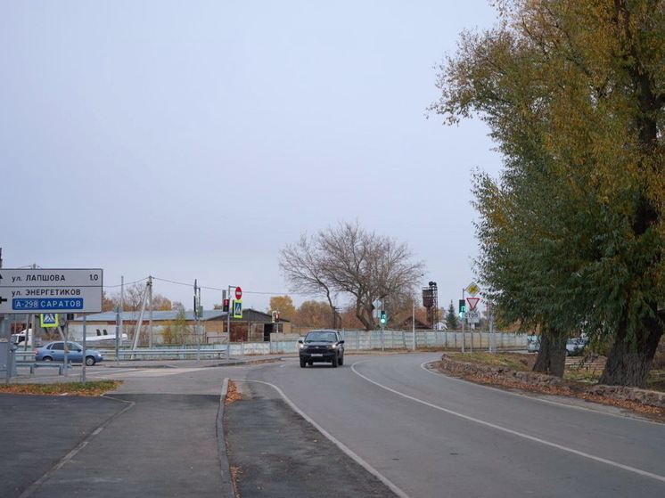 Ремонт двух дорог в Саратовской области завершен на год раньше