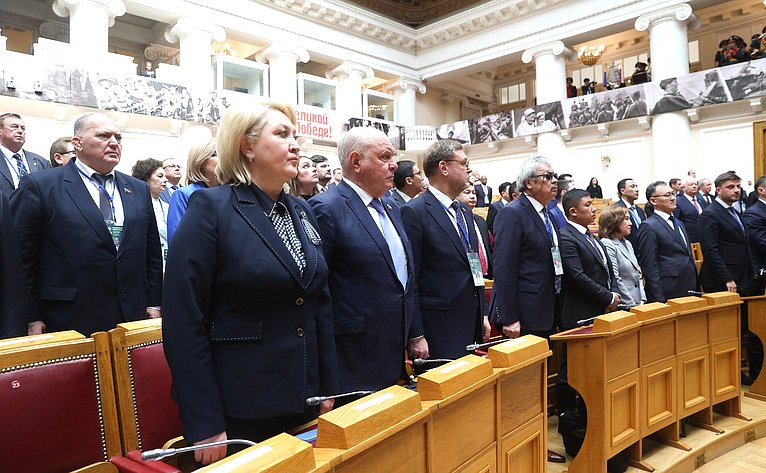 Торжественное заседание Межпарламентской Ассамблеи государств-участников СНГ, посвящённое 80-летию Победы в Великой Отечественной войне