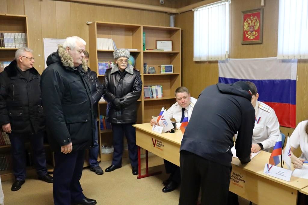 В учреждениях УФСИН России по Мурманской области состоялось голосование на выборах Президента Российской Федерации