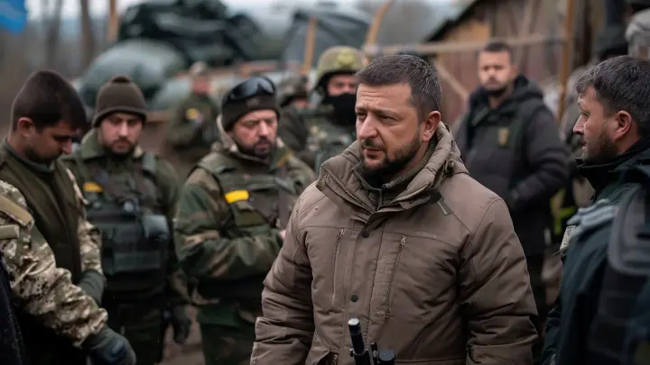 Как говорится приложите линейку: На Украине прикинули, что было, если бы Зеленский сбежал в Лондон год назад
