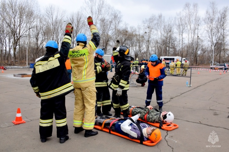 Биробиджанские пожарные одержали безоговорочную победу среди команд Дальнего Востока