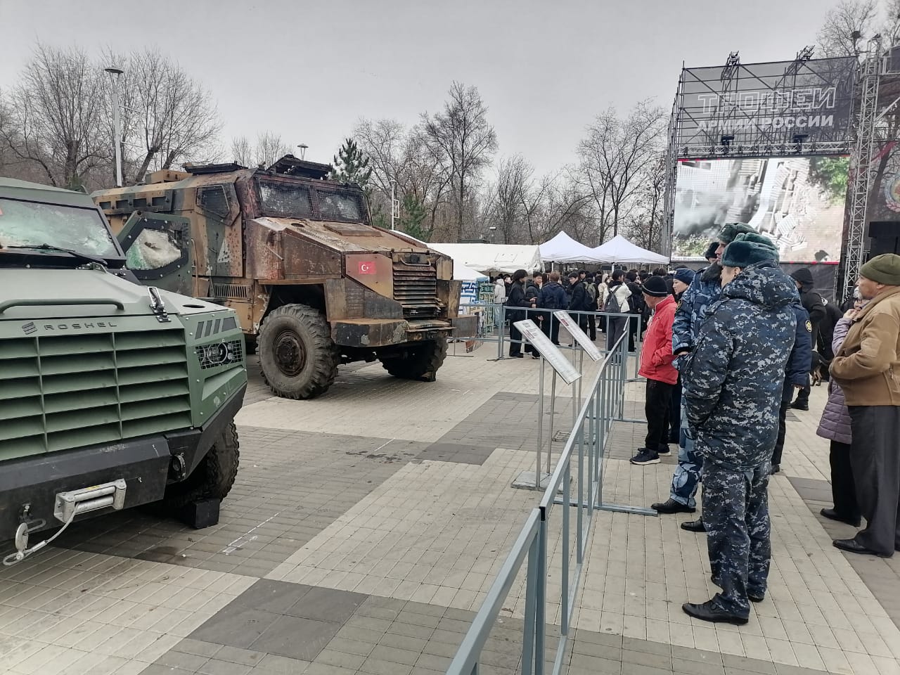 Сотрудники УФСИН России по Республике Калмыкия посетили выставку трофейной техники стран НАТО