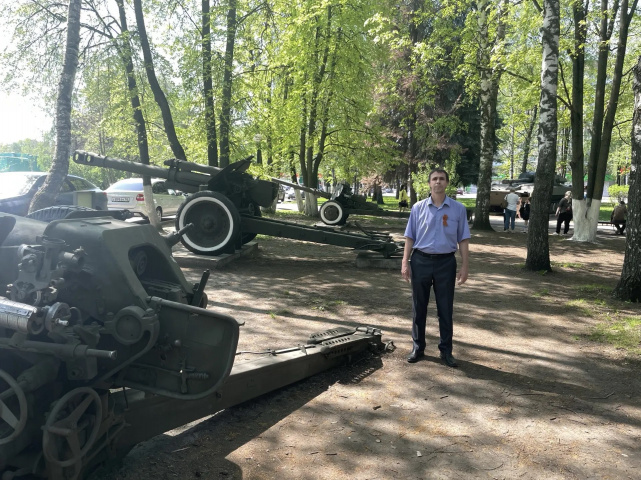 в музее военной техники под открытым небом