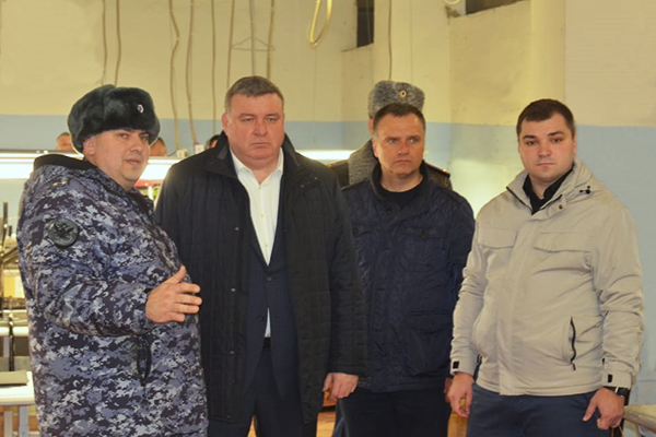 В исправительной колонии №2 состоялась рабочая встреча с главой администрации города Тулы Ильёй Беспаловым