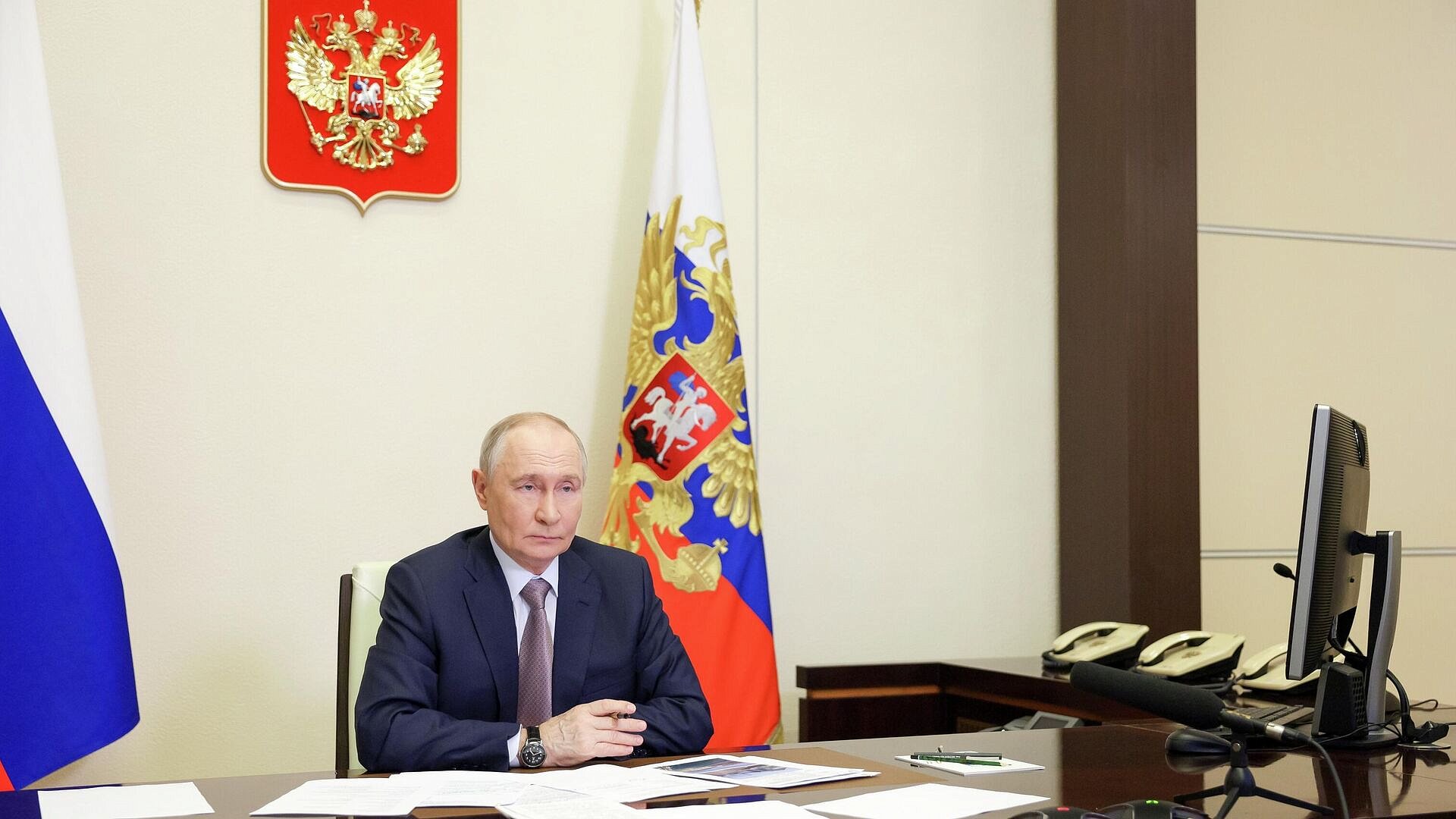 Путин призвал народы Грузии и Молдавии сохранить память о ВОВ