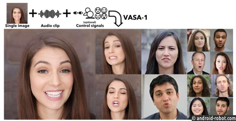 Приложение Microsoft для искусственного интеллекта VASA-1 заставляет фотографии говорить и петь с правдоподобной мимикой