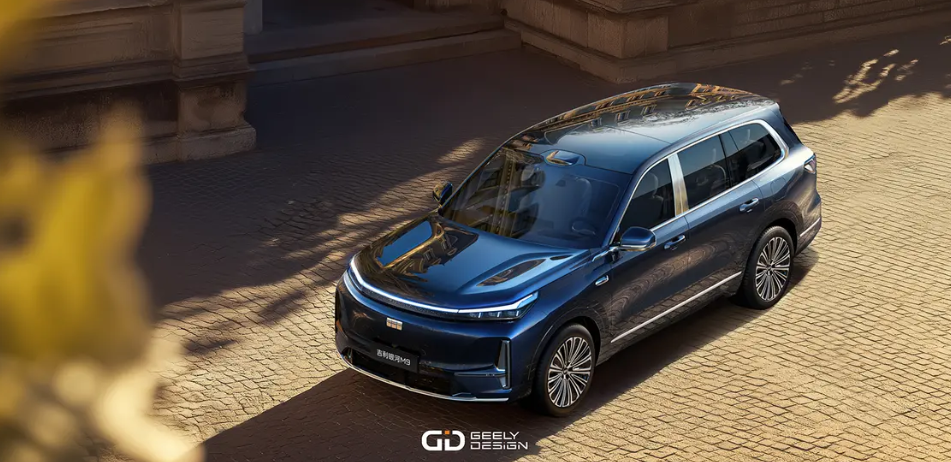 Начались продажи большого кроссовера Geely Galaxy M9: у него длина больше 5 метров, крутое оснащение и низкая цена
