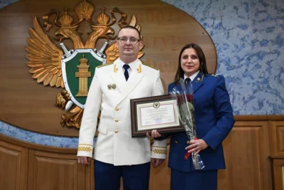 Фото 5. Работники прокуратуры Орловской области отмечают профессиональный праздник