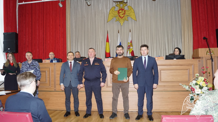 Проведено заседание Координационного совета по вопросам частной охранной деятельности при Управлении Росгвардии по Липецкой области