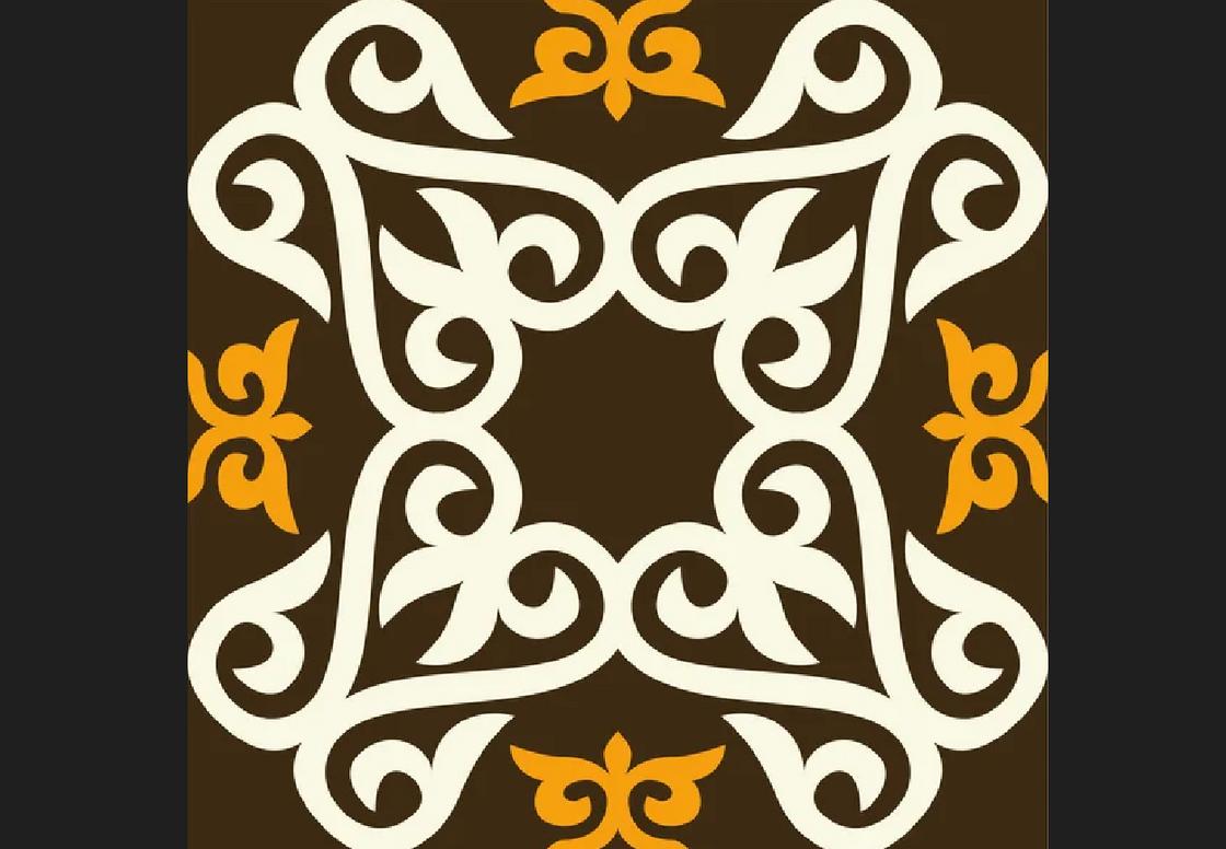 Казахский фон