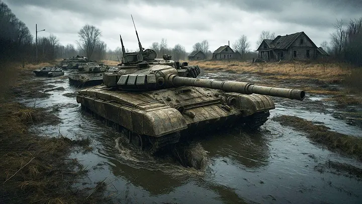 Русские танки довели Европу до истерики: Прикрыться от России болотным щитом. Начался последний акт отчаяния