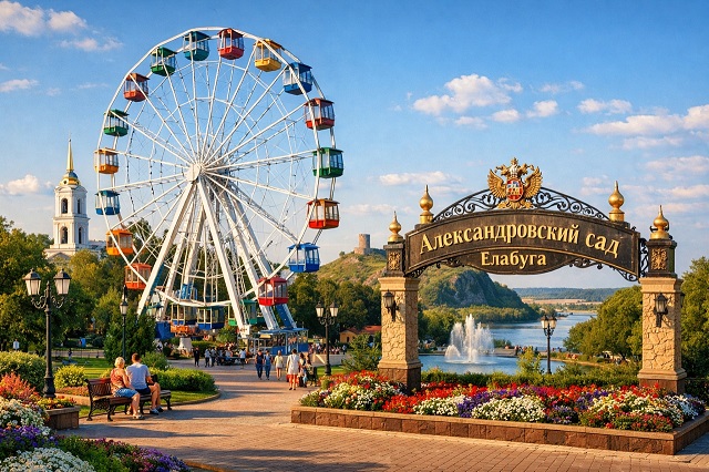 Парк с колесом обозрения и новая пешеходная зона: чем удивит Елабуга в 2026 году