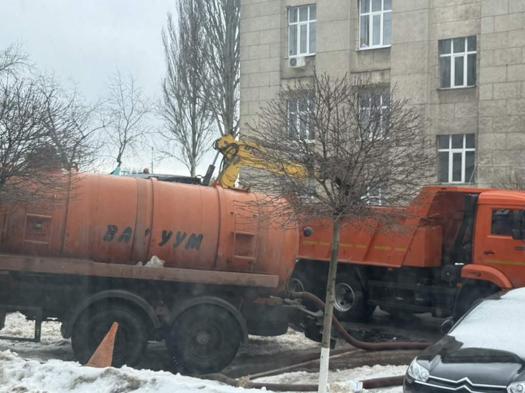 В центре Курска отключили воду из-за аварийной ситуации