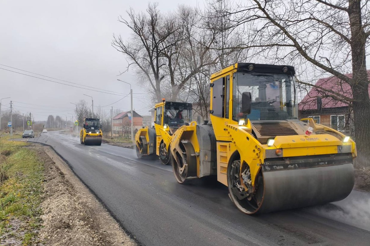 ДСУ-3 обновляет дорожное покрытие на подъезде к Судогде