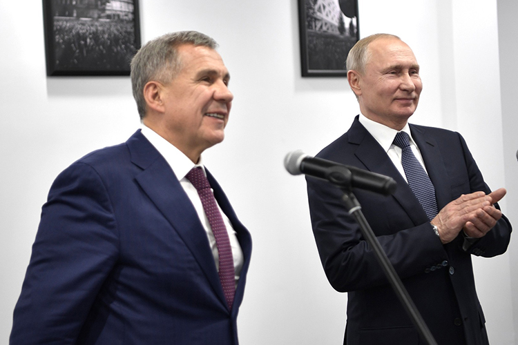 Минниханов описал Путина как «сильного лидера» и отметил, что Татарстан гордится им