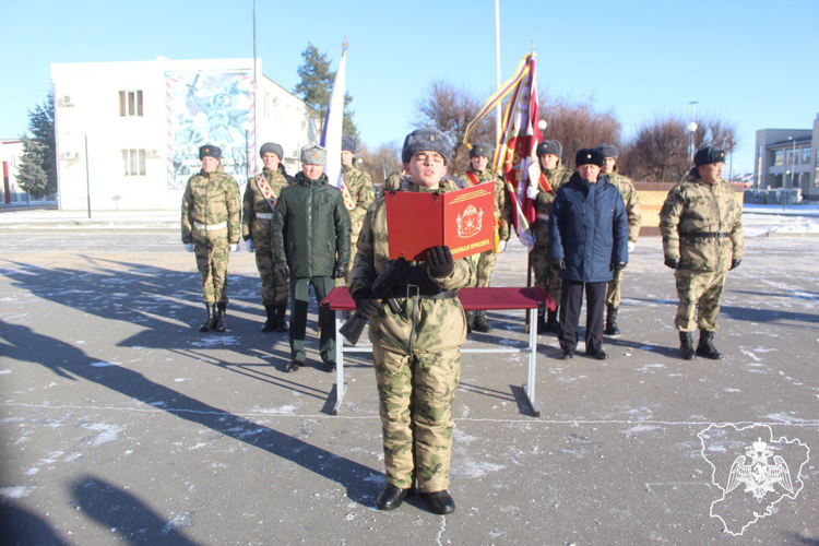 В Волгоградской области состоялась торжественная присяга росгвардейцев