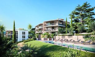 Первоклассные апартаменты с видом на море и город в новом жилом комплексе, Ницца, Лазурный Берег, Франция за От 405 000 €