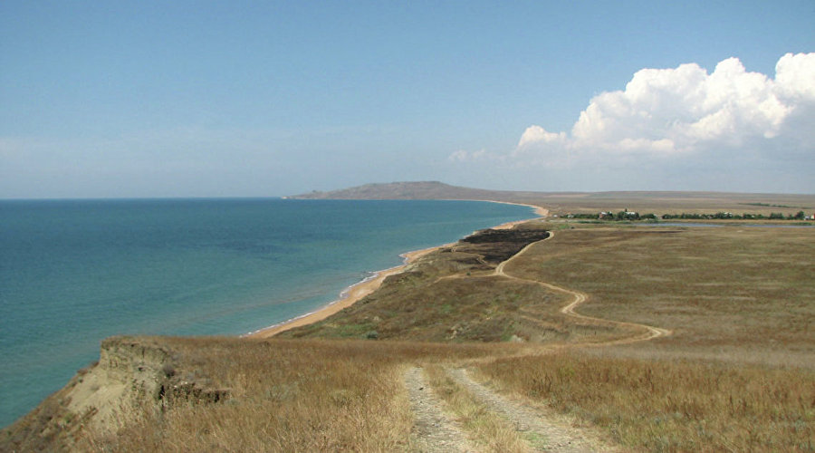 Место раскопок в окрестностях села Яковенково в Ленинском районе
