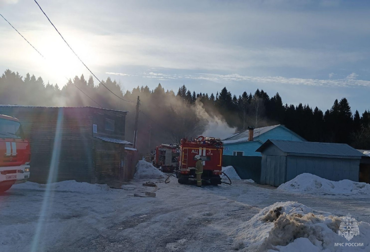 За сутки в Кировской области произошло пять пожаров