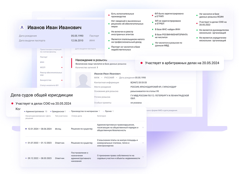 проверка кандидатов на работу