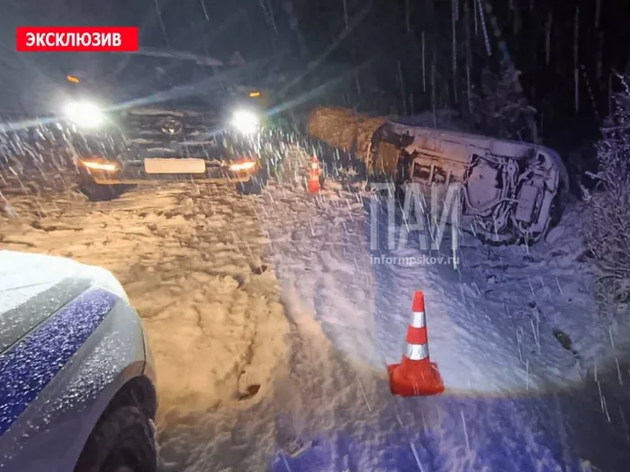 Автомобиль вылетел в кювет (ФОТО)