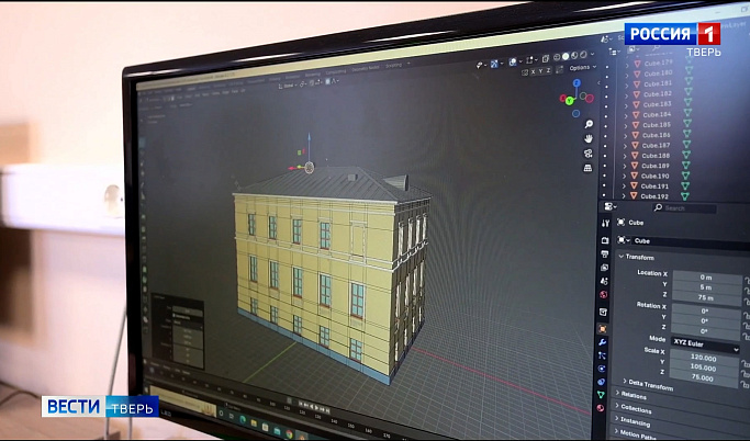 Студенты ТвГУ создают в 3D-моделях карту фронтового Калинина