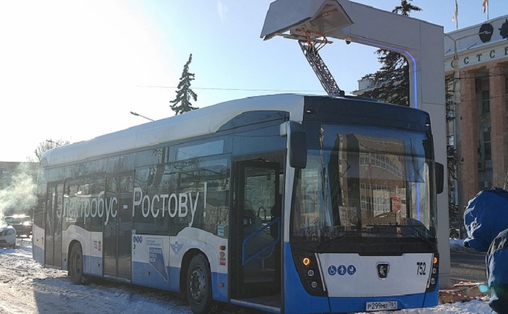 В Ростове 16 января запустят два электробусных маршрута