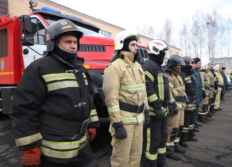 Пожарно-спасательная часть №1 города Анжеро-Судженск отмечает юбилей со дня образования