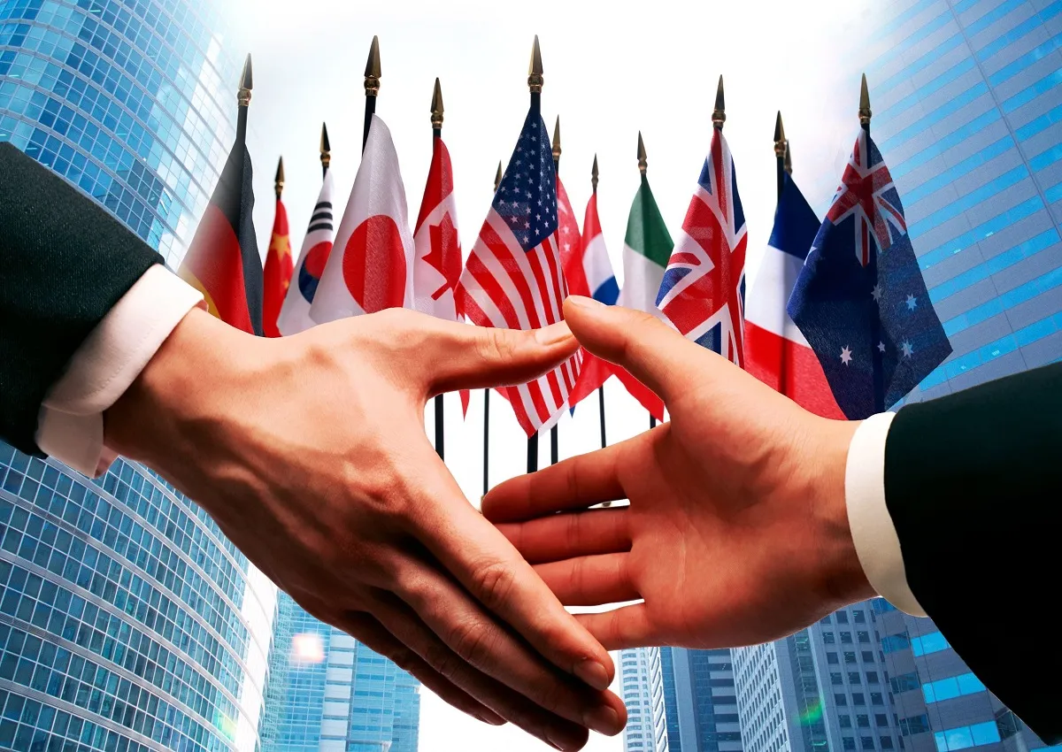 Международное сотрудничество. Международные отношения. Дипломатия. Междунородные отношение. 10 иностранной организации
