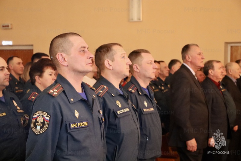 В честь Дня спасателя состоялось торжественное собрание
