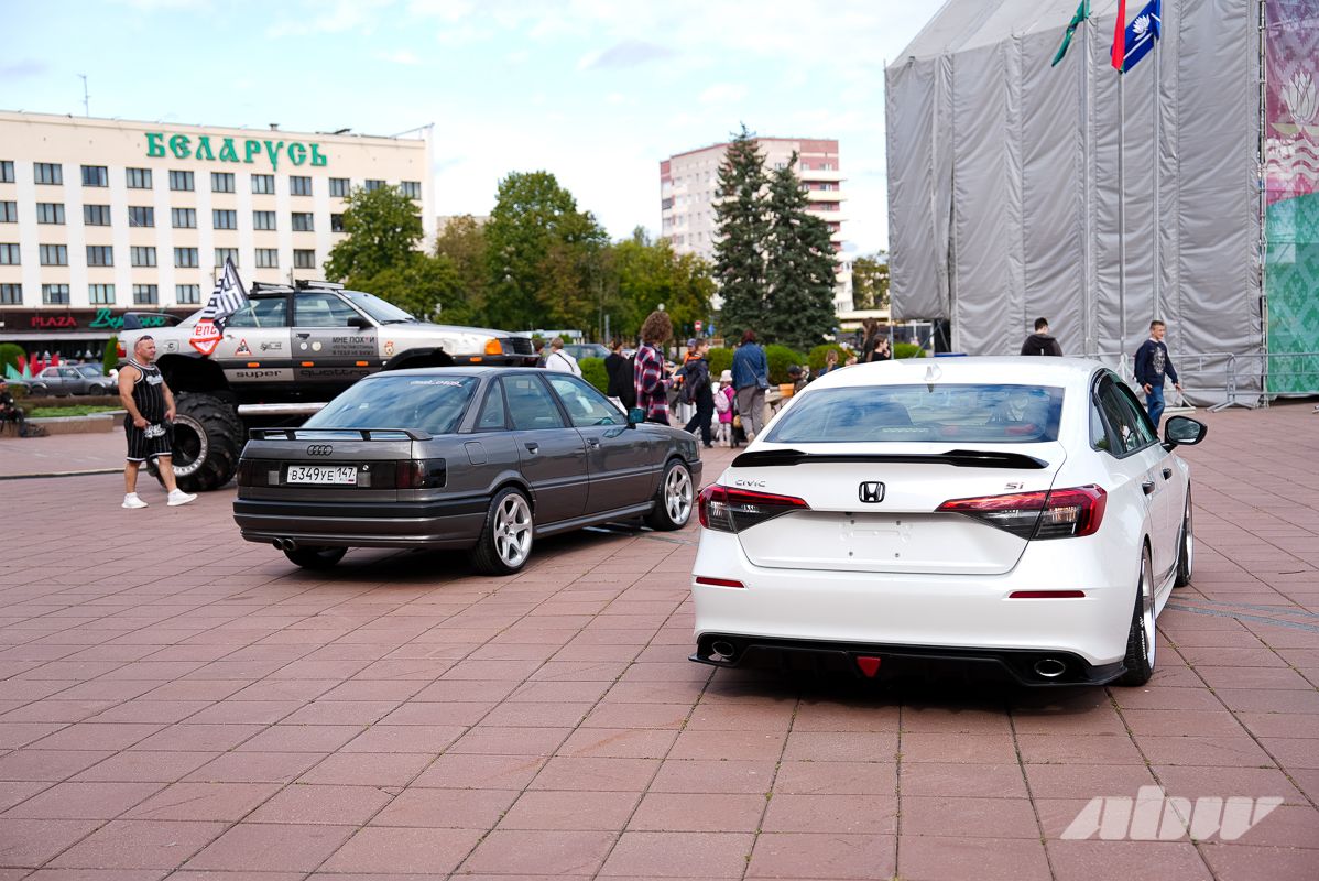 Монстр-трак Audi 100, Mosvagen и «Волга»-кабриолет: чем запомнился «Авто Тюнинг Батл» в Новополоцке