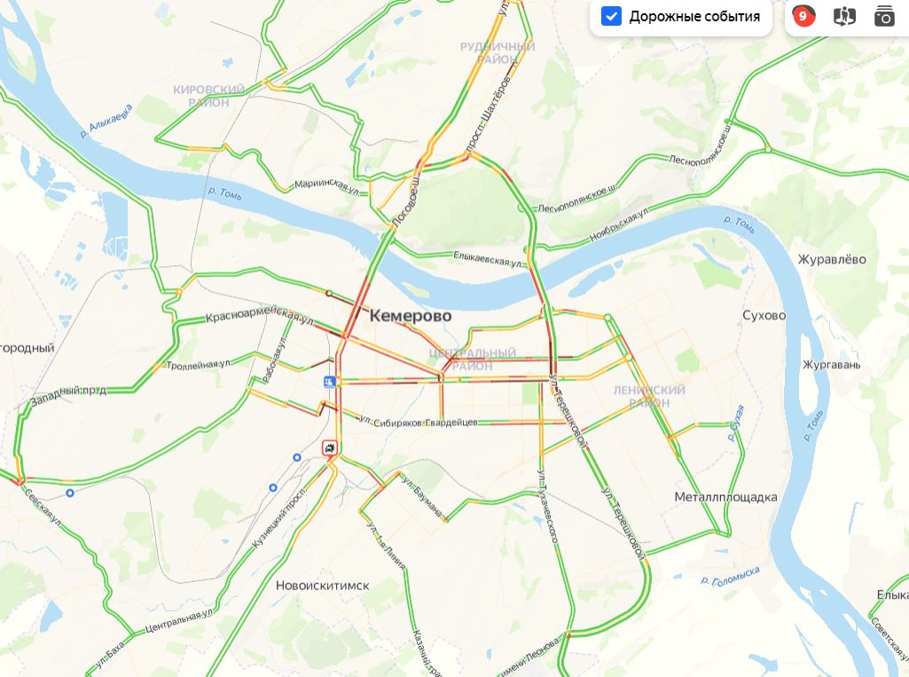 Карта кемерово в реальном времени. Кемерово на карте. Карта Кемерово с улицами. Пробки Кемерово. Кемерово карта 90 годов.