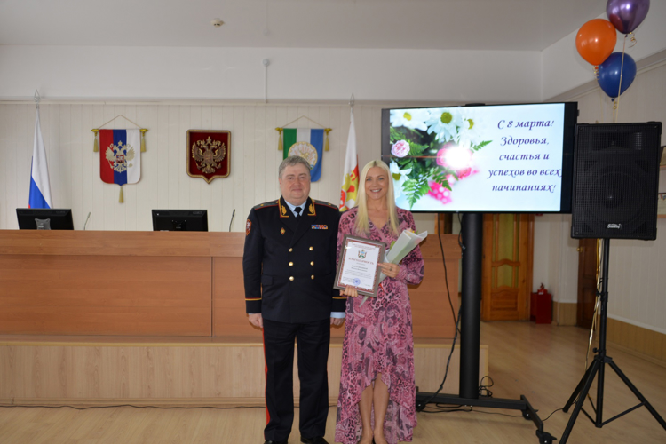 В Управлении Росгвардии по Республике Башкортостан прошло торжественное мероприятие посвященное празднованию Международного женского дня