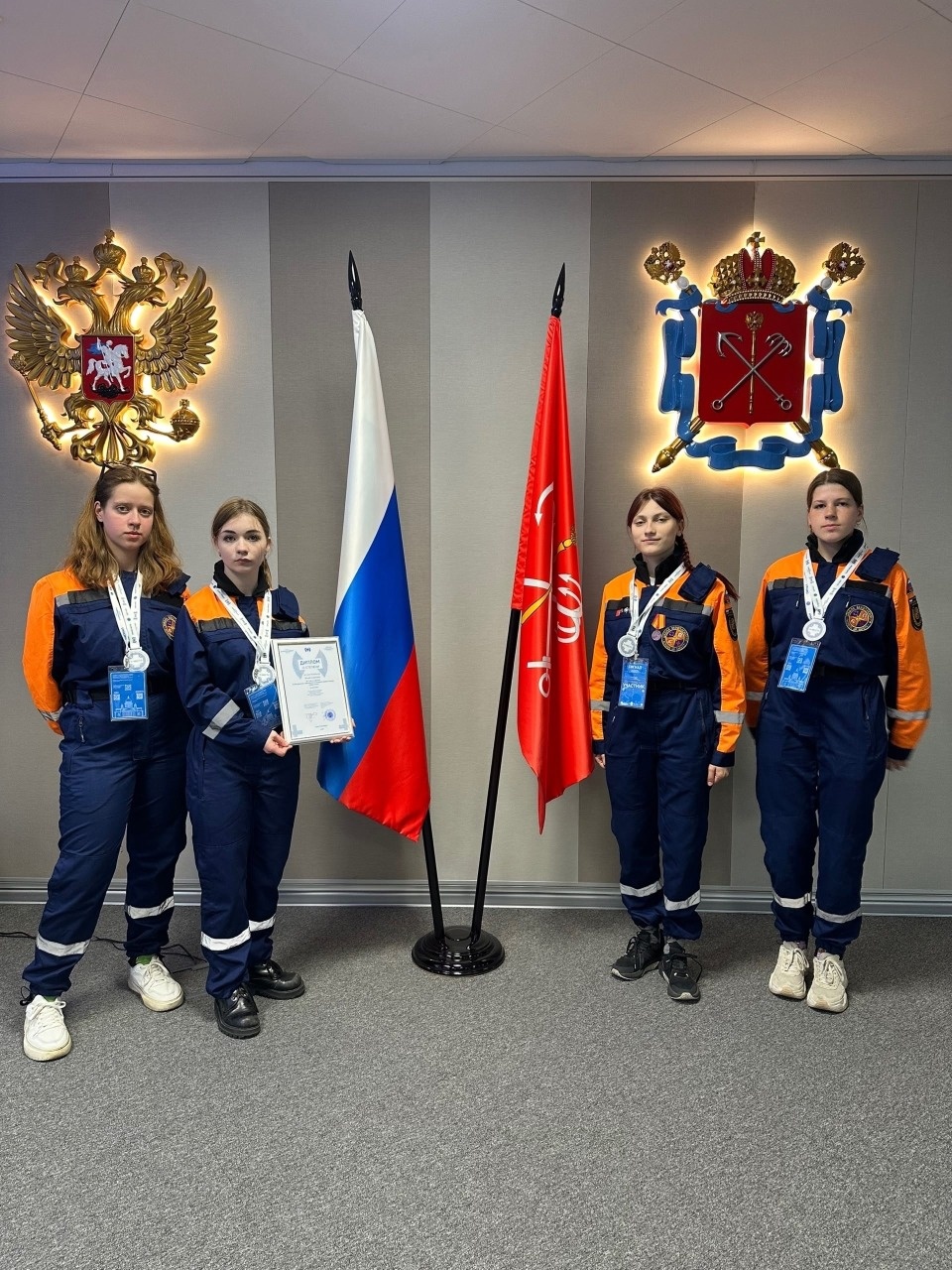 Псковские спасатели стали третьими на молодежном чемпионате в Мурино