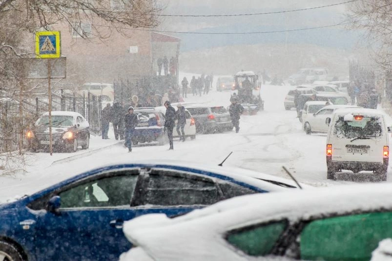 Снегопад в ноябре 2017 года